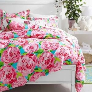 Lilly Pulitzer Garnet Hill HPFI Full/Queen Duvet Cover